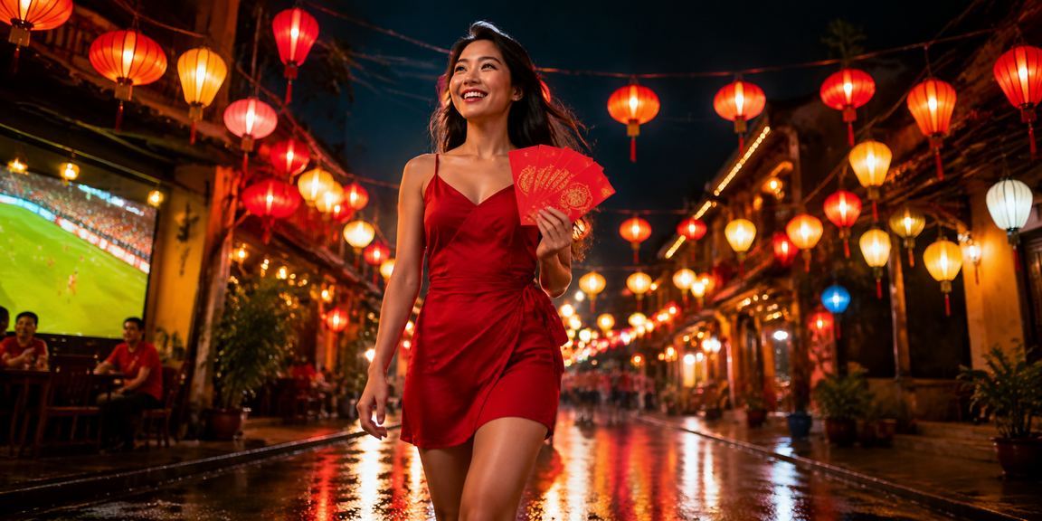 Không khí chợ đêm Mũi Né nhộn nhịp với phong bì đỏ thưởng tiền mặt đặc sắc