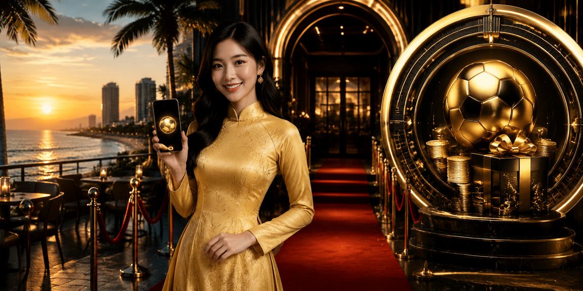 Người hâm mộ bóng đá tại Vũng Tàu mặc áo dài đặt cược thể thao trực tuyến sôi động